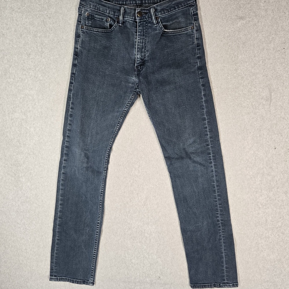 Levi's 505 Men Jeans 32X34 Blue Denim Regular Fit Straight Leg 31" Inseam Casual